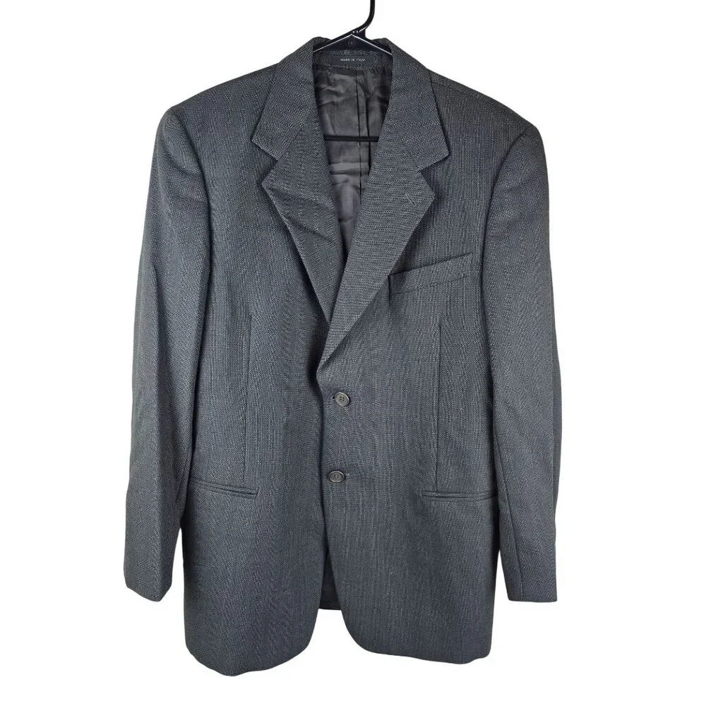 Emporio Armani Antinea SRL Wool Blazer Sz 50 (Medium US)‎ Dark Brown Lightweight